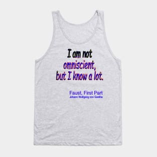 Faust Goethe Tank Top